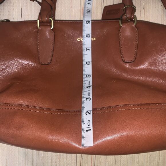 Coach Legacy Molly Brown Leather Shoulder Double Handbag 21132 Tassel Classic - Picture 13 of 16